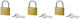 Thirard Shackle Padlock with Key 35mm