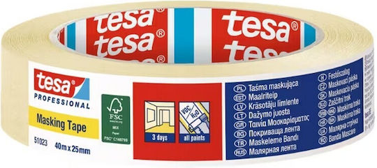 Tesa Paper Adhesive Tape 25mmx40m 18 Pieces