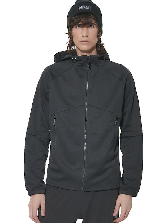 Winter Softshell Jacket Waterproof and Windproof Black