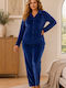 Boyraz Winter Women's Blue Pajama Set