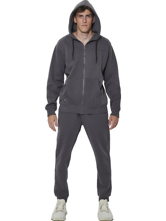 Body Action Jogginghose mit Gummizug Grau