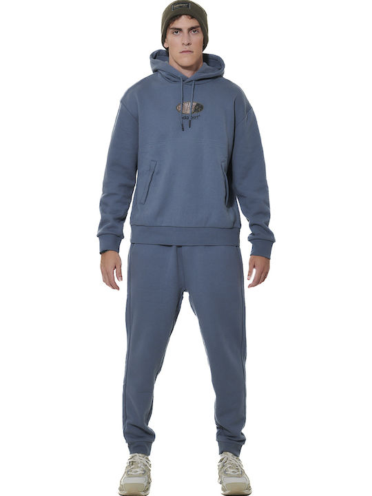 Body Action Jogginghose mit Gummizug Blau