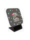 Koupakoupa Dear Santa My Brother Did It Tabletop Clock with Hands Wooden KP_10097_clock-desk-square