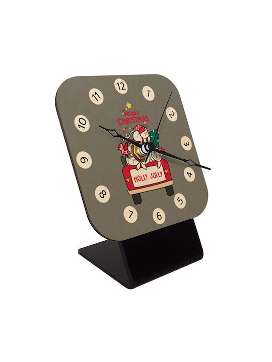 Koupakoupa Merry Christmas Cats In Car Wooden T...