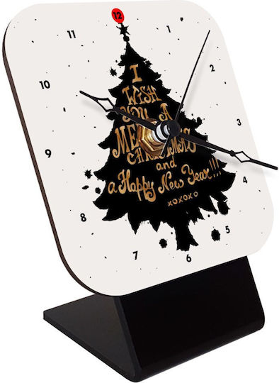 Koupakoupa Tree Επιτραπέζιο Ρολόι με Δείκτες Ξύλινο KP_3959_clock-desk-square