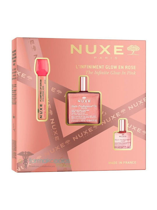 Nuxe Huile Prodigieuse Hautpflege-Set für Strahlkraft 2-teilig