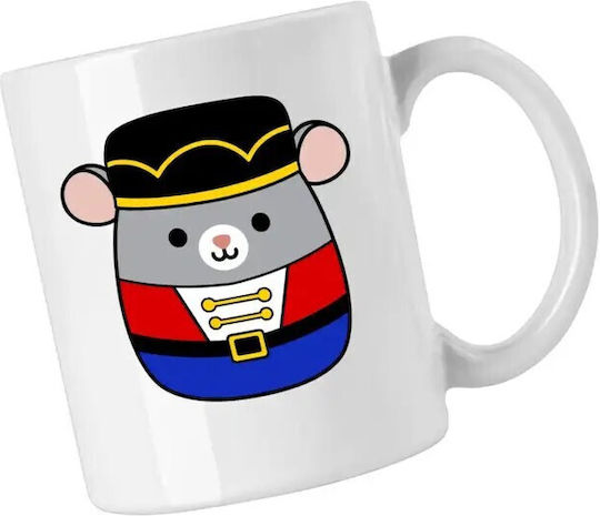 Christmas Ceramic Mug Brown 330ml (with Personalization)