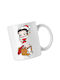 Cană Ceramică de Crăciun cu Moși Crăciun 330 ml (cu Personalizare)