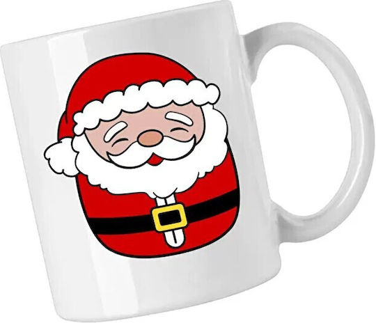 Christmas Ceramic Mug with Santa Claus 330ml (with Personalization)