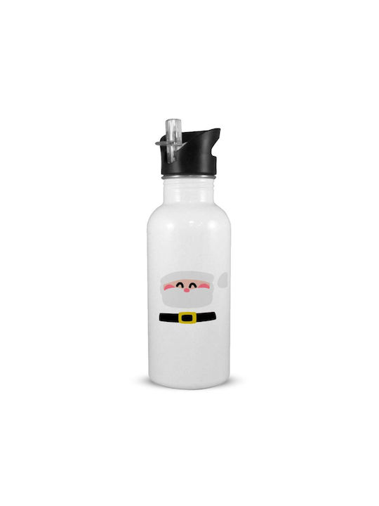 Simple Santa Sticlă de Apă din Oțel Inoxidabil 592 ml Alb