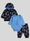 Set pentru Copii cu Pantaloni de Iarnă, 3 Piese, Multicolor