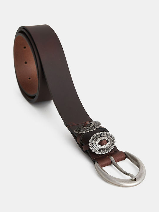 attrattivo Brauner Damen-Ledergürtel