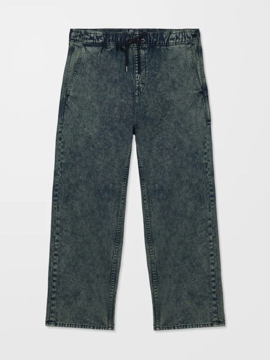 Freazy Men's Loose Tapered Fit Jeans Scarab