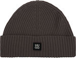 Hugo Beanie Men's Knitted Beanie in Brown