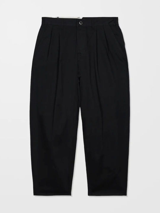 Holter Pleat Men's Trousers Black