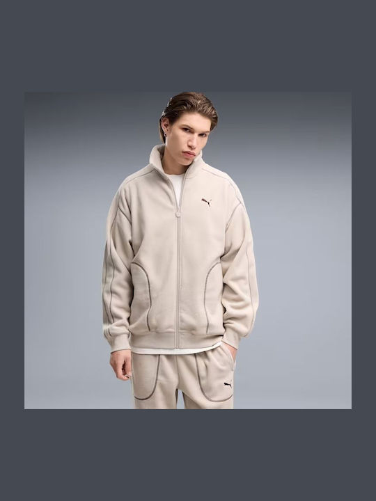 PUMA Winterized Ανδρική Ζακέτα Track Jacket Μπεζ
