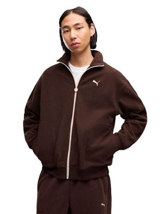 Essentials Elevated Winterized Ανδρική Ζακέτα Track Jacket Μόκα