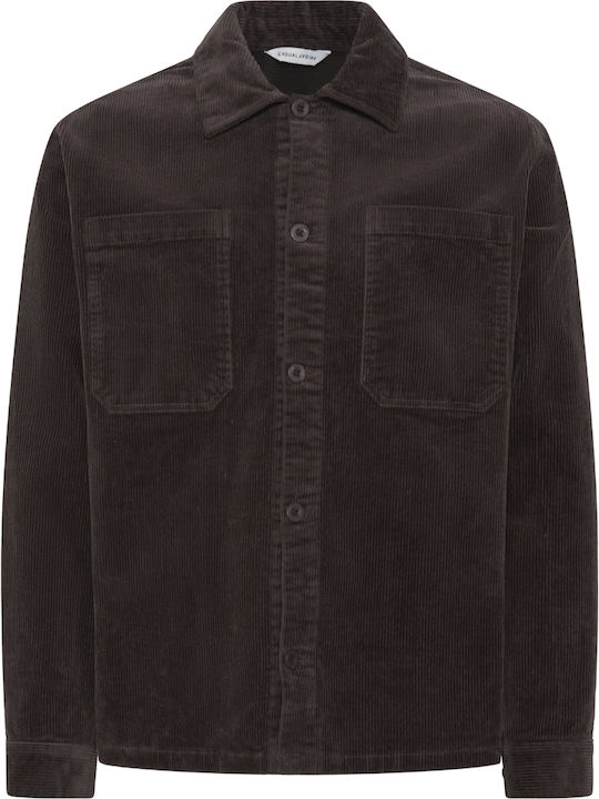 Μακρυμάνικo Κοτλέ Overshirt Καφέ