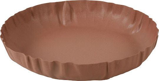 Beauty Home Decorative Metallic Orange Platter