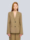 Semicouture Aria Long Beige Women's Blazer