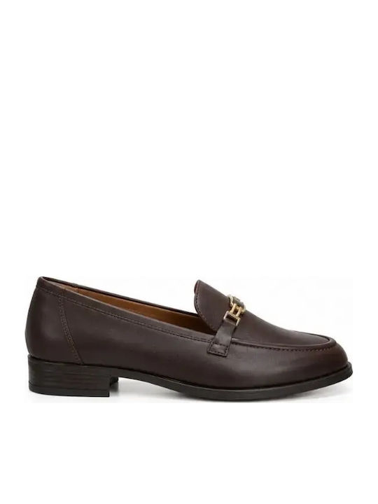 Ragazza Leather Women's Loafers in Brown