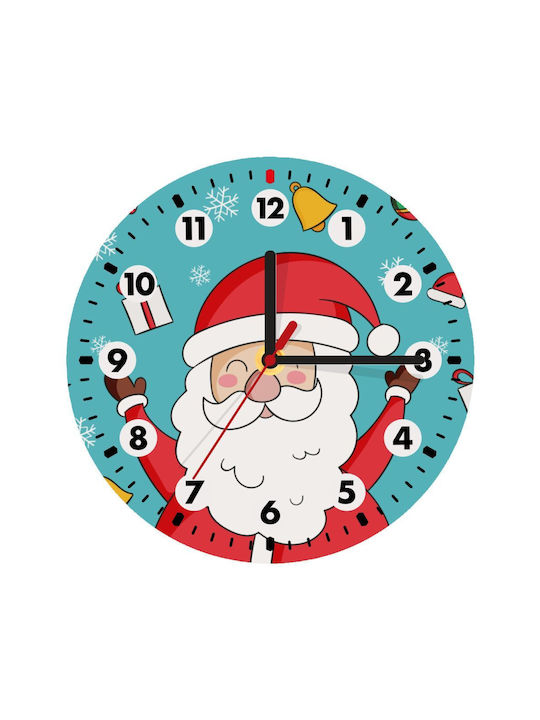 Koupakoupa Santa Claus Gifts Wanduhr aus Holz Ø...