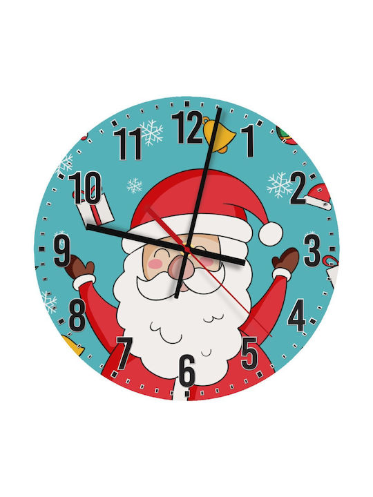 Koupakoupa Santa Claus Gifts Leise Wanduhr aus ...