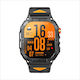 Microwear Smartwatch K70a Μαύρη Κάσα Μαύρο Λουρί Σιλικόνης