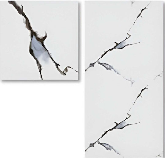Self-Adhesive Wall Wallpaper White 300x120cm