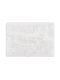 Koopman Rectangular Furry Rug White 60x90cm