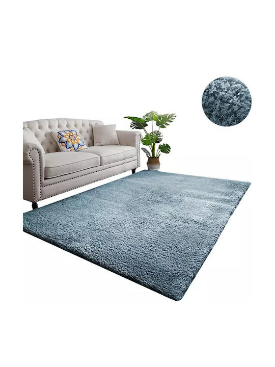 Strado Alpaca Rectangular Rug Silver 200x260cm