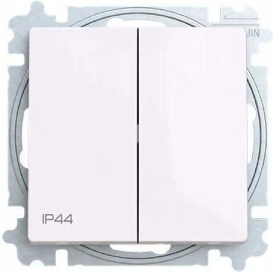 Abb Waterproof Recessed Wall Switch Two-Way White