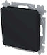 Abb Recessed Wall Switch One-Way Aller Retour Black