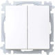 Abb Recessed Touch Wall Switch Two-Way Aller Retour White