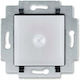Abb Recessed Wall Switch Safety Light Aller Retour White