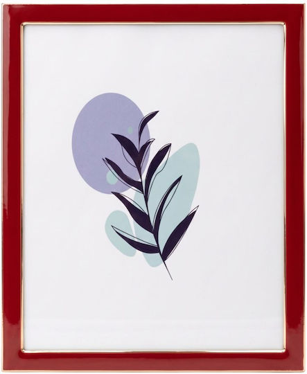 Iliadis Metal Photo Frame with Red Frame
