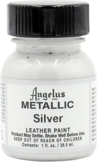 Angelus Metallic-Lederfarbe Silber 29,5 ml