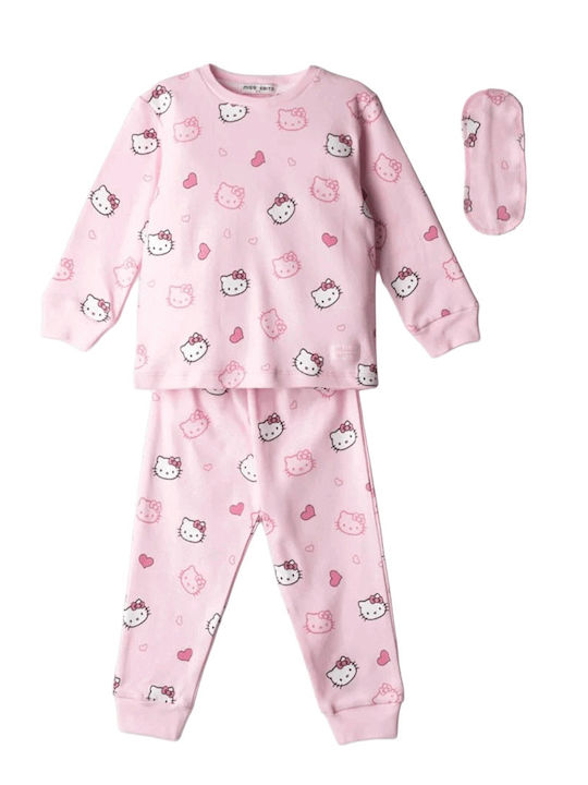 Εβίτα Παιδική Πιτζάμα Ροζ Hello Kitty
