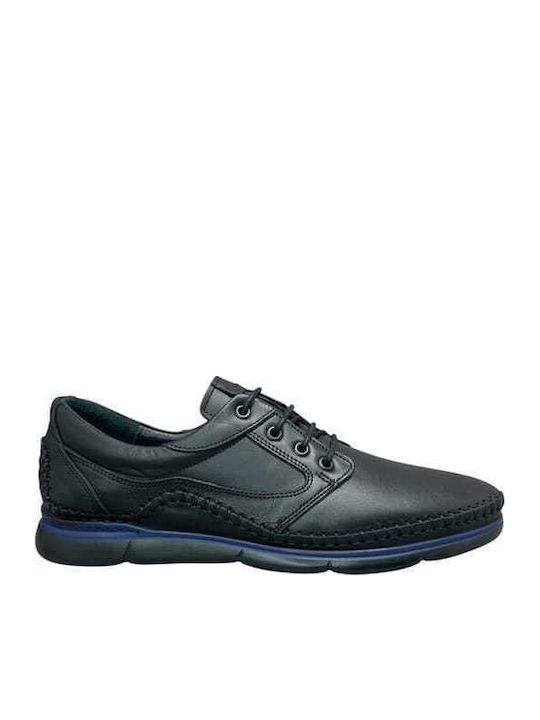 Leather Men's Casual Shoes Anatomic Black