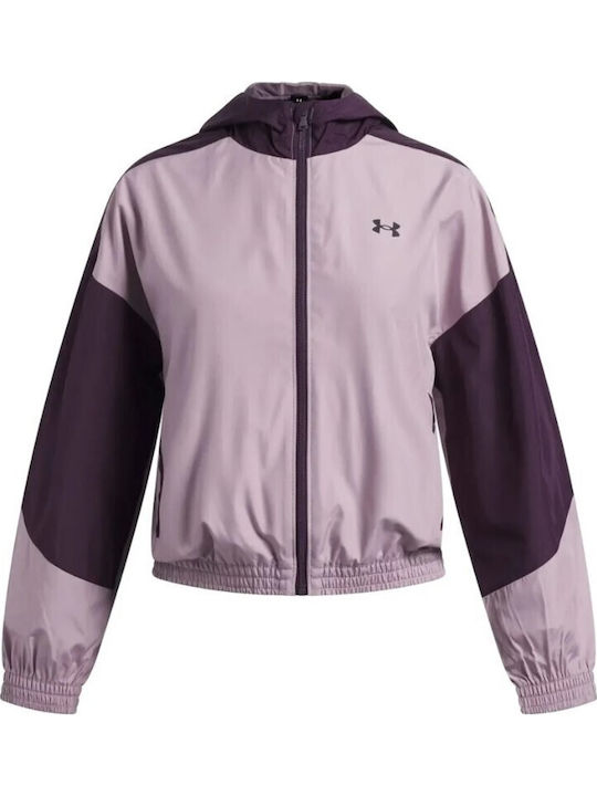 Under Armour Παιδική Ζακέτα Μωβ
