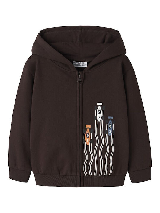 Name It Kinder-Sweatjacke Braun Voltinus