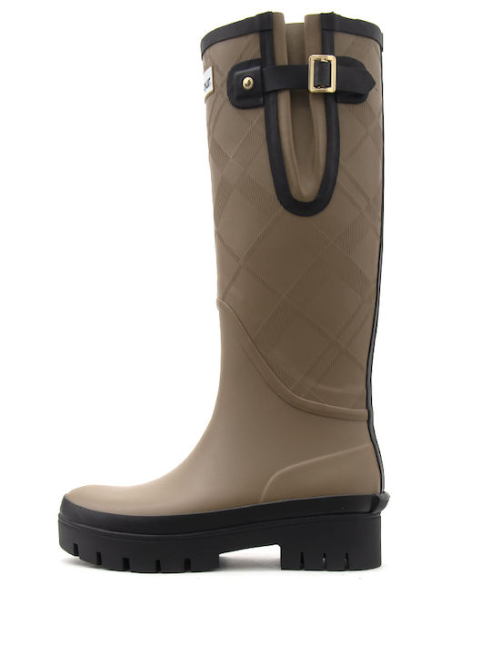 Barbour Leighton Tartan Gummistiefel für Damen ...