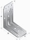 Stainless Steel Shelf Bracket in Silver 13x13mm 13-4505/06.05.10.01