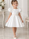 Bambolino Lena Ecru Taufkleid