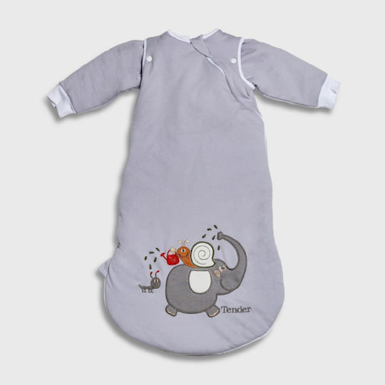 Tender Winter Sleeping Bag Marble 2.5 Tog Light Blue with Detachable Sleeves