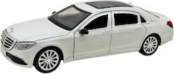 Metallmodell Mercedes-Benz S-Klasse Weiß Mit Licht, Sound, Öffnenden Türen und Motorhauben Metallmodell Mercedes-Benz S-Klasse Weiß Mit Licht, Sound, Öffnenden Türen und Motorhauben