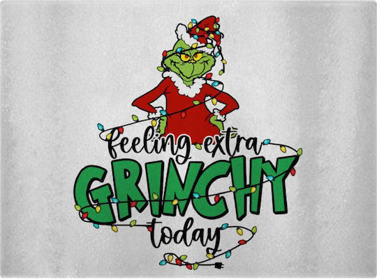 Koupakoupa Grinch Feeling Extra Grinchy Today Glass Chopping Board 38x28cm