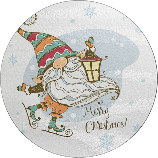 Koupakoupa Christmas Nordic Gnomes Επιφάνεια Κοπής Γυάλινη 30x30cm