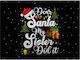 Koupakoupa Dear Santa My Sister Did It Glass Chopping Board 38x28cm