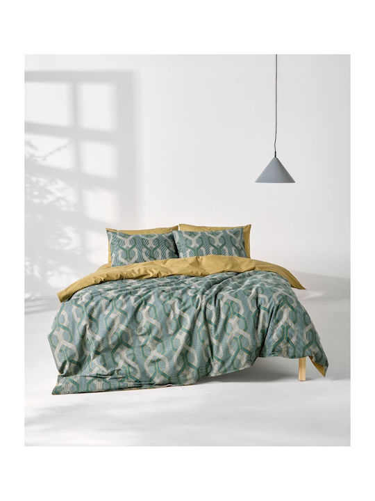 Kentia King Size Quilt 220x240cm Alexei Turquoi...